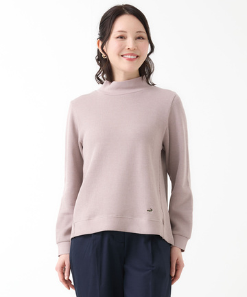 メランジリブ プルオーバー カットソー