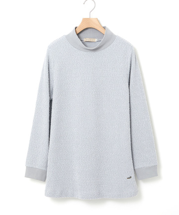 ツイードライク ハイネック チュニック【オンラインショップ・一部店舗限定】