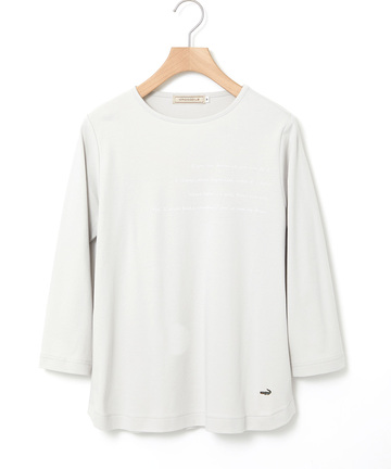 メッセージプリント 七分袖 Tシャツ