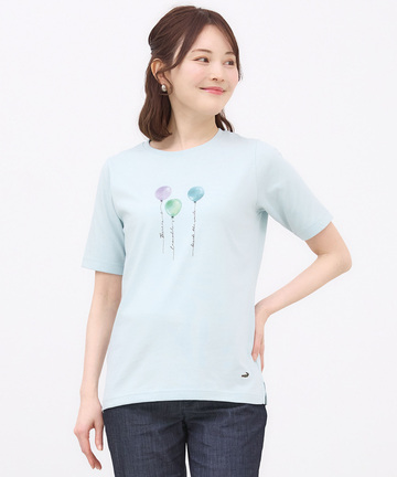 バルーンプリント 半袖 Tシャツ【吸汗速乾】