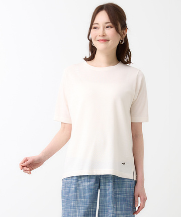 リップルボーダー 半袖 Tシャツ【オンラインショップ・一部店舗限定】