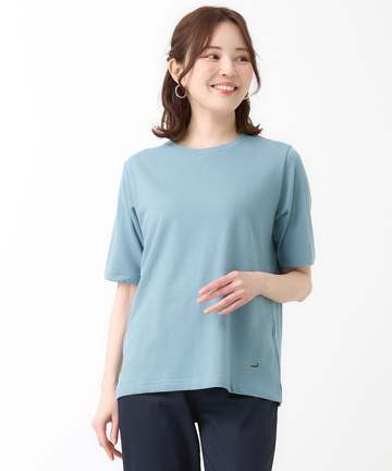 リップルボーダー 半袖 Tシャツ【オンラインショップ・一部店舗限定】