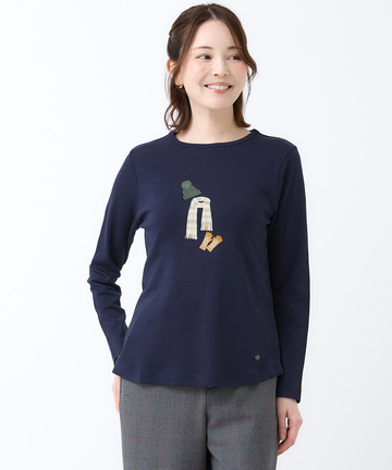 スムース プリント Tシャツ