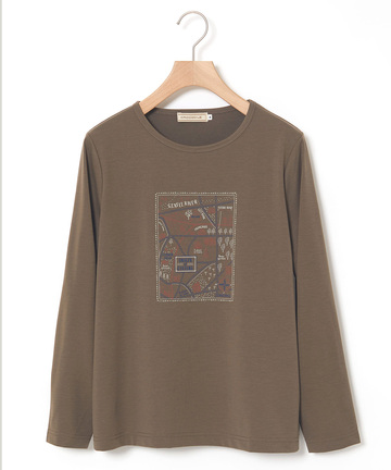 長袖 プリント Tシャツ【オンラインショップ・一部店舗限定】
