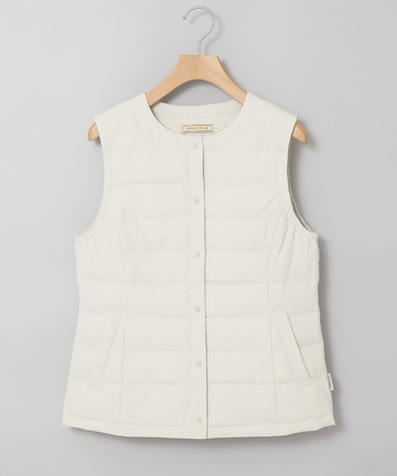 ノーカラー ダウン ベスト【一部店舗限定】