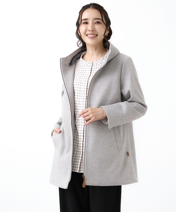 ウールライク ミドル丈 コート【一部店舗限定】