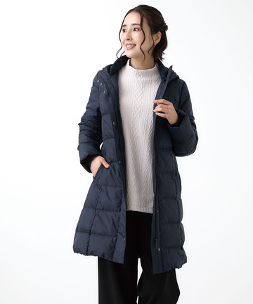 タフタダウン ロング コート【撥水加工】【一部店舗限定】
