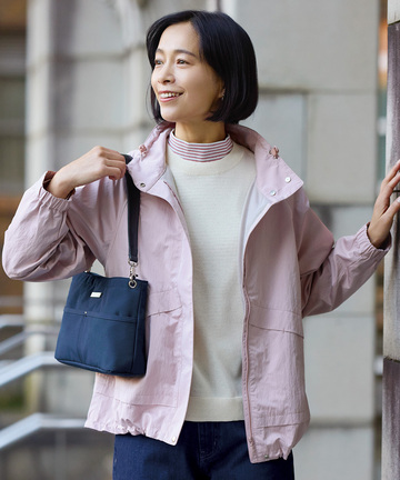 スタンドカラー マウンテンパーカー