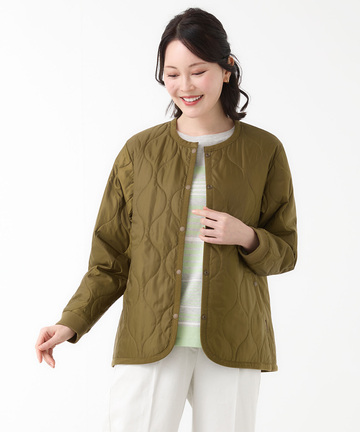 中綿 キルティング ジャケット
