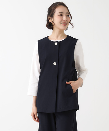 サッカー ボタン ジレ【手洗いOK】