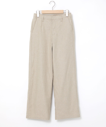 ピケ ストレッチ ワイドパンツ