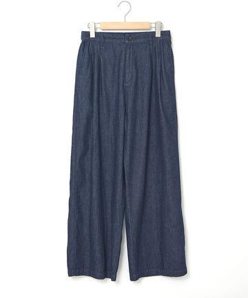 ブリーズデニム【タック入りワイド】