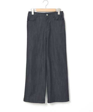 ブリーズデニム 【ワイド9分丈】【接触冷感】