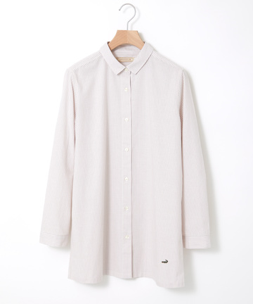ストライプ シャツ チュニック