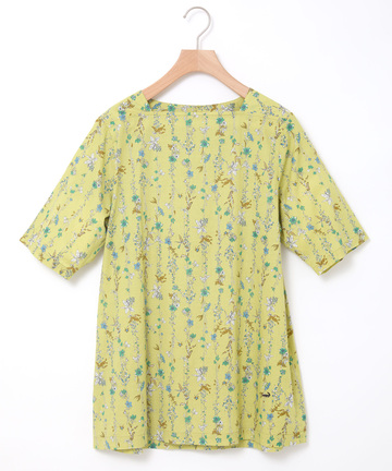 コットン 花柄 チュニック【一部店舗限定】