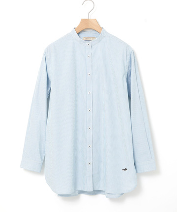 コットン バンドカラー チュニック【オンラインショップ・一部店舗限定】