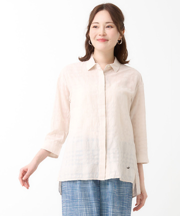 シャドーチェック チュニック【オンラインショップ・一部店舗限定】