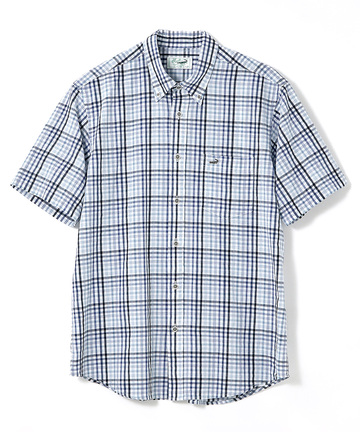 スノーコットン チェック シャツ 【接触冷感】