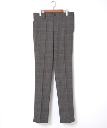 グレンチェック柄 イージーパンツ