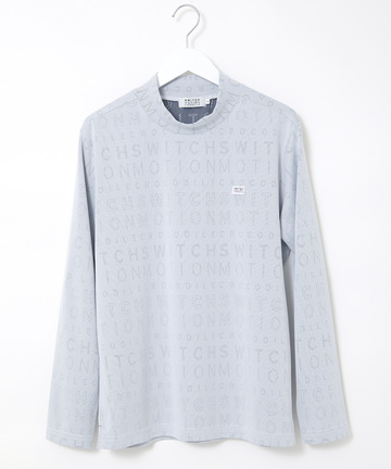 メッシュ ジャカード ロゴ カットソー