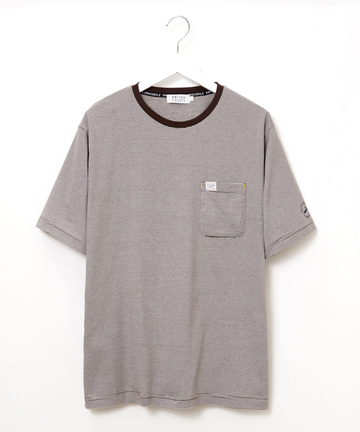 ロゴプリント クルーネック Tシャツ【ウガンダ オーガニック コットン】