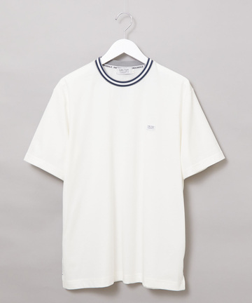 天竺 襟ライン Tシャツ