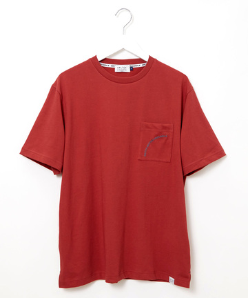 クルーネック ポケットロゴ Tシャツ