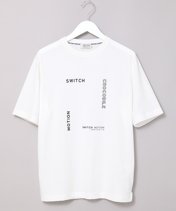 プリント クルーネック Tシャツ