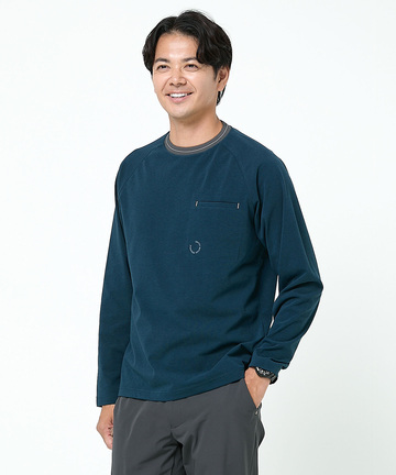 裏起毛 ラグランスリーブ トレーナー