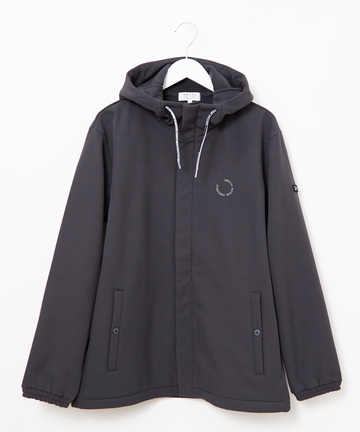 裏起毛 ロゴプリント パーカー