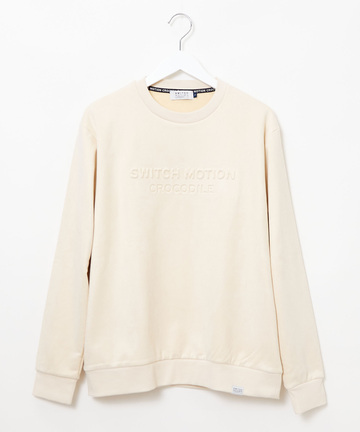 微起毛 ロゴ トレーナー