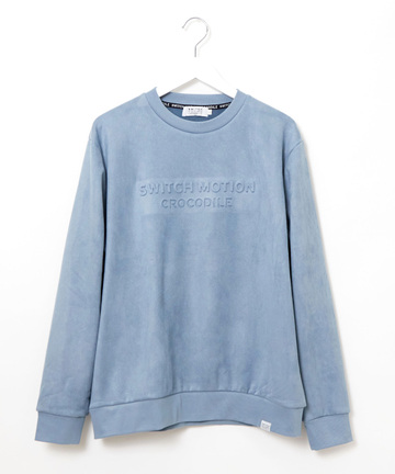 微起毛 ロゴ トレーナー