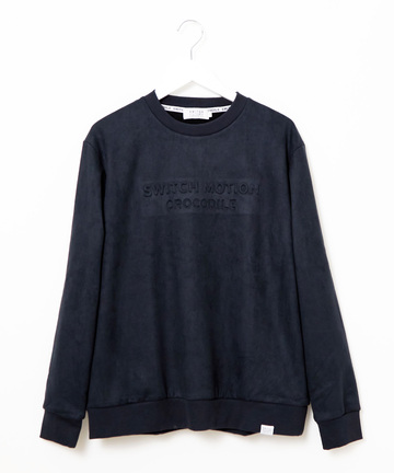 微起毛 ロゴ トレーナー