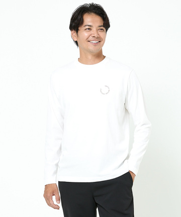 ロゴプリント 長袖Tシャツ