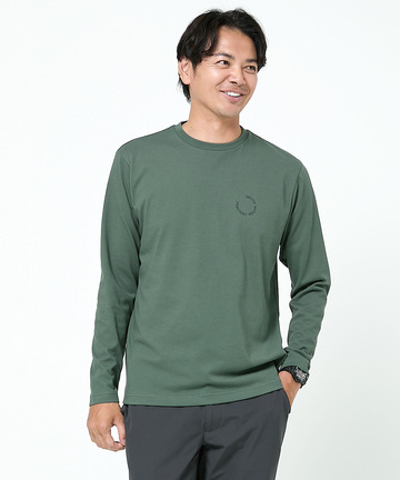 ロゴプリント 長袖Tシャツ
