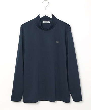 ダブルフェイス ハイネック カットソー