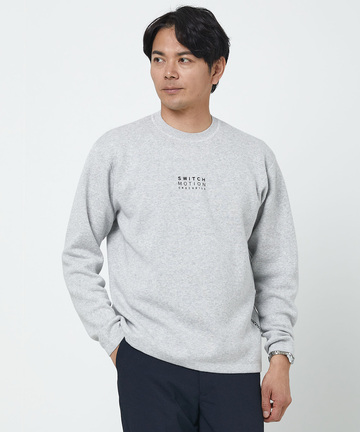 ロゴデザイン プルオーバー ニット