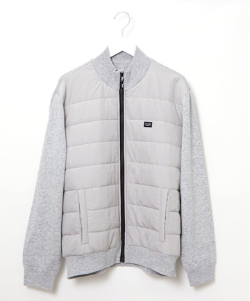 ニット ドッキング 中綿ブルゾン