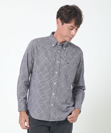 ビエラ生地 デザインプリント シャツ