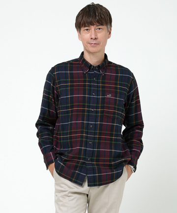 チェック柄 ビエラ生地 シャツ