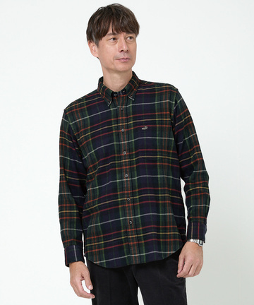 チェック柄 ビエラ生地 シャツ