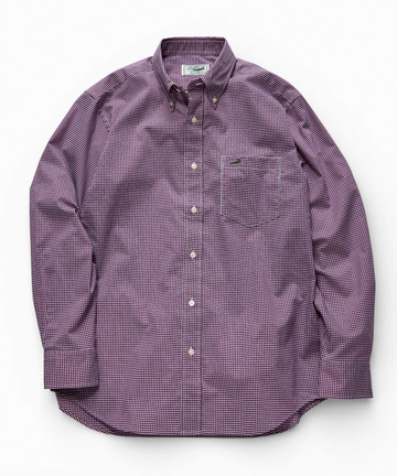 ノンアイロン ギンガムチェック ボタンダウンシャツ【シワになりにくい】