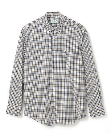 クロコダイルタータン ボタンダウン シャツ