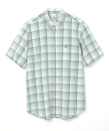 スノーコットン チェック シャツ 【接触冷感】