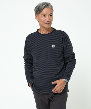  スムース クルーネック カットソー【ウガンダ オーガニック コットン】