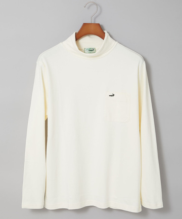 スムース素材 タートルネック カットソー