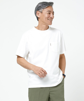 天竺 クルーネック Tシャツ【UV加工】【吸汗速乾】