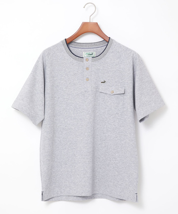 ポンチ ヘンリーネック Tシャツ