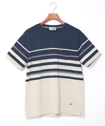 パネルボーダー デザイン Tシャツ