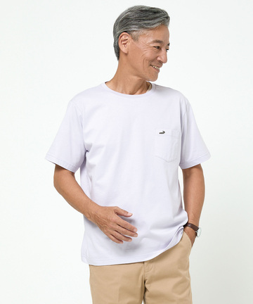 天竺 胸ポケット付き Tシャツ